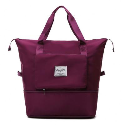 China Yoga Dry and Wet Fitness Sports Bag Fashion Factory Price Duffle Exercise Gym Travel Expandable Foldable Bag for sale
