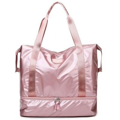 China Fashion Fashion Gym Duffel Bag Glitter Logo Large Capacity Travel Waterproof Customized Custom Sports Duffel Bags for sale