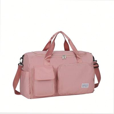 China NR Multifunctional Customized Large Travel Divider Duffel Bag Fitness Outdoor Sports Gym Dry And Wet Bag With Shoe Storage Compartment for sale