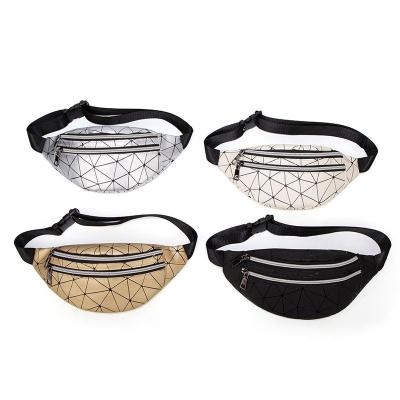 China Water Proof Customize Zipper Chest Fanny Belt Bag Women Designer Waist Packs Fashionable Cute Bumbag for sale