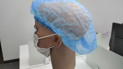 China cheap surgically disposable seller head cover net non woven mob clip cap Factory price disposable colorful nonwoven strip cap for sale