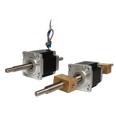 중국 186mm 나사 비 포로 Nema 23 선형 댄서 모터 1.8 정도 21kg.Cm 2.8A 판매용