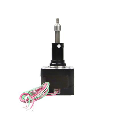 China 5v 12V motor de pasos prisionero del tornillo de posicionamiento de DC de 2 actuadores lineares Nema17 de la fase 42m m en venta