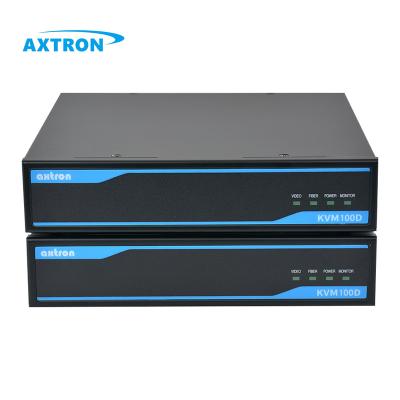 China PS/2 USB2.0 Industrial Single Fiber Optic KVM Monitor 1080P 500m 20km DVI Extender AX100D for sale