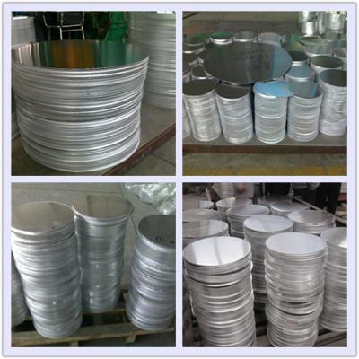 Chine Le plat en aluminium circulaire de surface de finition de moulin a adapté l'humeur aux besoins du client H14 épaisseur de 0,4 - de 6.0mm à vendre
