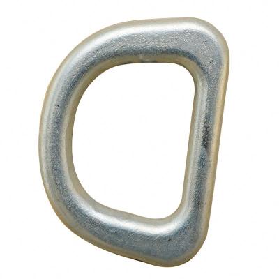 China Widely Drop Forged Carbon Steel Hot Dip Galvanized Type D Ring Hoist With Safety Latch D Ring for sale