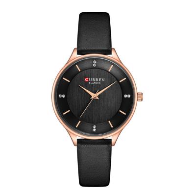 China Non-specific Curren 9042 Brand Lady's Casual High Quality Alloy Watch Top Luxury Envelope Quartz Watch For Women Wholesale for sale