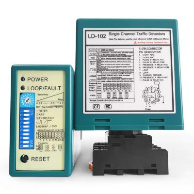 China High-Performance Vehicle Loop Detector Single Channel Snelle reactie & betrouwbaar Te koop