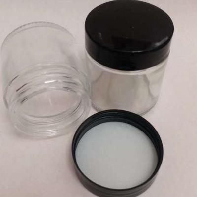 China Food Custom Design Labels 1oz 2oz 3oz 4oz Glass Food Jar With Child Resistant Lids Glass Jar for sale