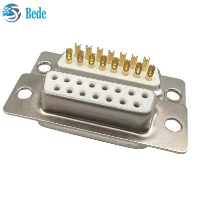 China Top-notch D-Sub 15 Female Connectors Insulation Resistance 5000 Megohms Min Connector Style D-SUB 15 for sale
