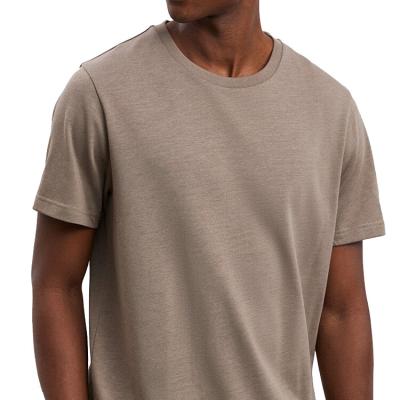 China Anti-Wrinkle 2022 New Design Slim Fit Heavy Cotton T-shirt For Men Custom Blank T-shirt for sale