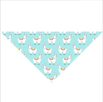China Factory Direct Sale Soft Custom Dog Scarf Neckerchief Triangle Custom Design Pet Bandana for sale