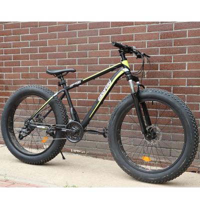 China China Wholesale Cheap Steel Double Top Disc Brake 7 Speed 27.5inch Snow Bike Fat Fork Bike for sale