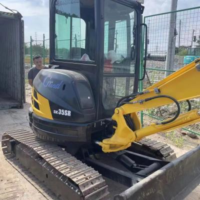 Китай Оригинальный японский экскаватор kobelco sk35/высокомощный двигатель подержанный kobelco sk35 в продаже продается