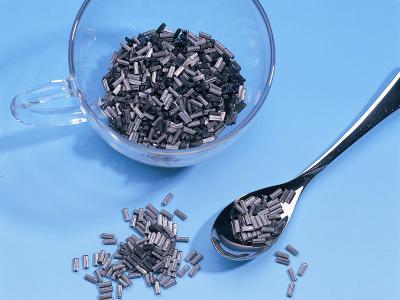 Cina Masterbatch di plastica conduttivo, agglomerati della resina termoplastica della fibra di acciaio inossidabile in vendita