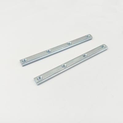 China Zinc plated carbon steel Joint bar connector made of zinc plated carbon steel used for connecting 2020 series aluminum profile for sale