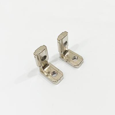 China Zinc alloy Blind bracket(inner bracket) made of zinc alloy used for connecting 4545 series aluminum profile for sale