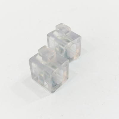 China Plastic 4545 series Partition Fixing Spacer Block Connection Block for 10mm slot aluminum profile for sale