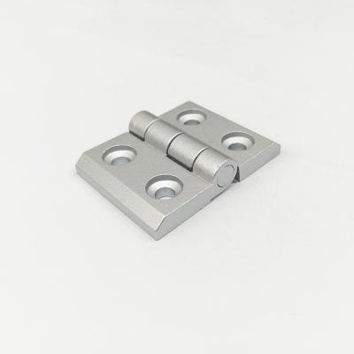 China ALLOY Sliver or black Zinc alloy hinge for 4040 series aluminum profile for sale