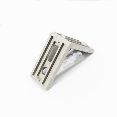 China ALLOY Aluminum alloy die cast bracket for 3060 series aluminum profile for sale