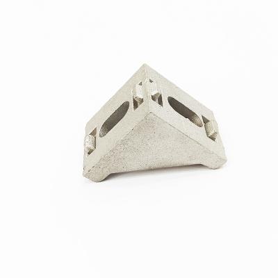 China ALLOY Aluminum alloy die cast bracket for 3030 series aluminum profile for sale