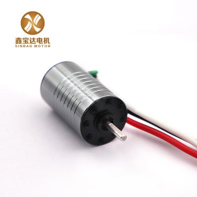 China Totally Enclosed Brushless DC Motor 24v Totally Enclosed Micro DC Motor High Speed For Military Equipment for sale