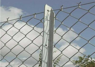 China Malha galvanizada de 4mm Diamond Chain Link Fencing 60*60mm à venda