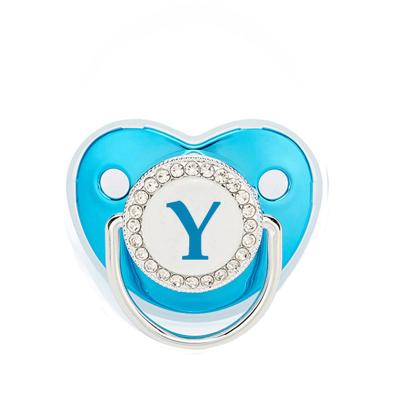 China Soother Teether Baby Blue BPA Pacifier Holder BPA Free Silicone Nipple Free Infant Dummy Baby Shower Gifts Newborns for sale