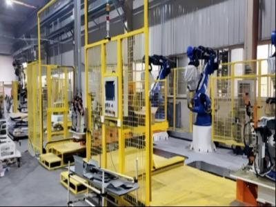 China DFAC Welding Workstation Siemens PLC system ISO9001 FEM for sale