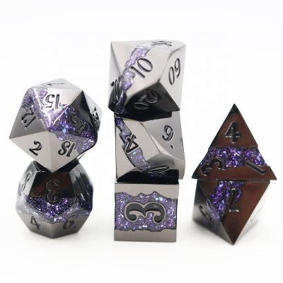 China Sale 16mm polyhedral whole metal dies custom dnd set dies zinc alloy zinc alloy for sale