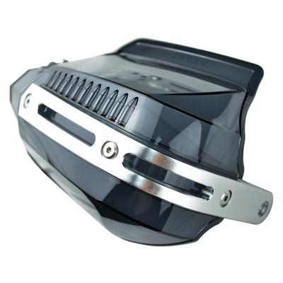 China Popular Selling Universal Motorcycle Windproof / Waterproof Handguard With Lights Motorcycle Hand Guard With LED Light for sale