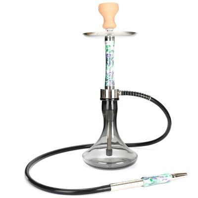 China Straight Type Resin Shisha Hookah 1*Bowl+1*Hose+1*Tong 55cm Height for sale