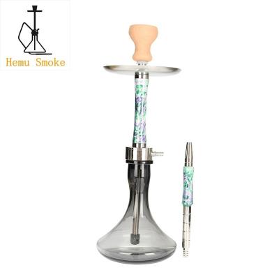 China Resin Hookah Aluminum Shisha With Stainless Steel Tray Silicone Hookah Hose Smoke Chicha for sale
