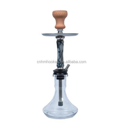 China Small Acrylic Resin Shisha Hookah Customized Design 45cm Height for sale