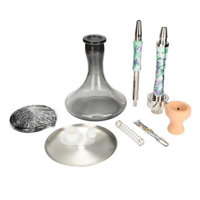 China Royal Resin Shisha Hukka Russian Style Big Smoke Shisha Hookah Set with Shisha Cup Portable for sale
