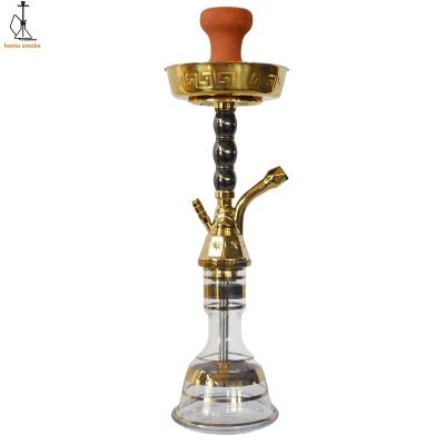China Black Khalil Mamoon Shisha Hookah Smoking Set Unique Design Egypt Chicha Narguile Set with Single Water Pipe Accessories for sale