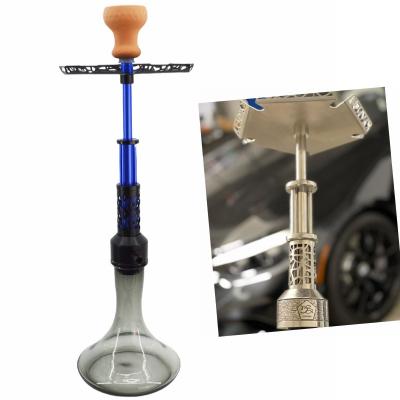 China Arab Aluminum Single Pipe Hookah Free Type Eco-friendly 68cm Height for sale