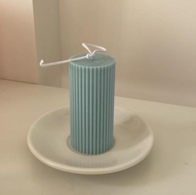 China Birthdays Private Label Handmade Soy Wax Pillar Candle For Home Decor for sale