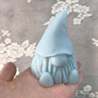 China Smokeless Christmas Old Man Faceless Aromatherapy Novelty Scented Candles for sale