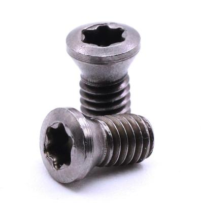 China Round Cutter Shank Screw Hardening M2 M2.2 M2.5 M3 M3.5 4/5U Cnc Blade Milling Head Drilling Plum Blossom Tool Torx Screw for sale