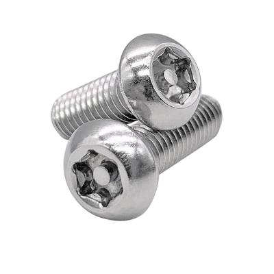 China St6.3*25mm Pan Head Torx Self Tapping Screw Pan Stainless Steel Thread Tamper Proof 304 Security Screw for sale