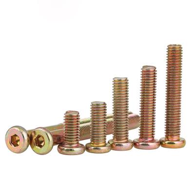 China High Quality HEX Furniture Fitting Fasteners Slotted Countersunk Screw 8mm Hex Head Socket Screw for sale