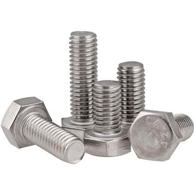China Best Price Stainless Steel Fasteners 316L Stainless Steel A4-70 Hex Bolt Bolt Extension External Screw for sale