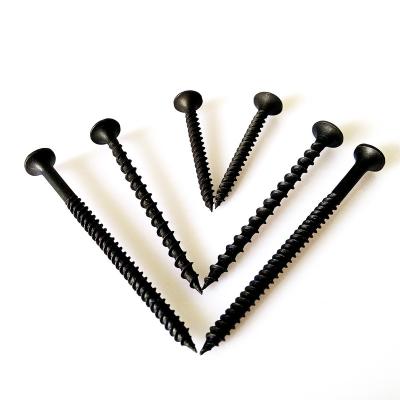 China Standard Pan Metric Drywall Black Flat Head Screw Metal Drywall Screw Plasterboard Fasteners for sale