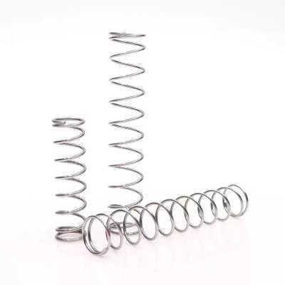 China Spiral 304 Stainless Steel Small Spring Pressure Compression Spring Cushioning Soft Return Hole With Pressure Spring Custom for sale