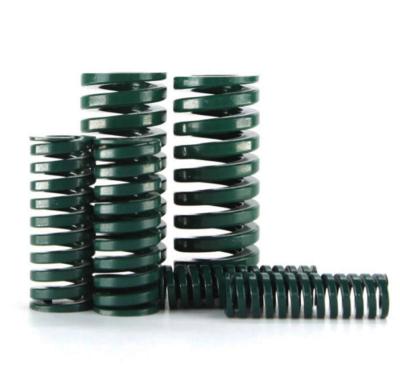 China High Temperature Coil Spring Material Coil Spring Coil Resistance Compression Load Resistant Green Die Spring for sale