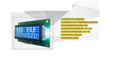 China 2.2 inch HTN Segment Lcd Display Module Rijspanning 1/4D,1/3B ZEBRA Verbinding Te koop
