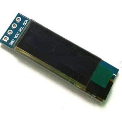China 0Módulo de exibição PMOLED de 91 polegadas com interface IIC PCBA 128X32 Resolução 120c/d à venda