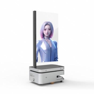Chine Écran transparent numérique humain IA mobile de 55 pouces Résolution 1920*1080 400 Nits Panneau Oled transparent Oled à vendre