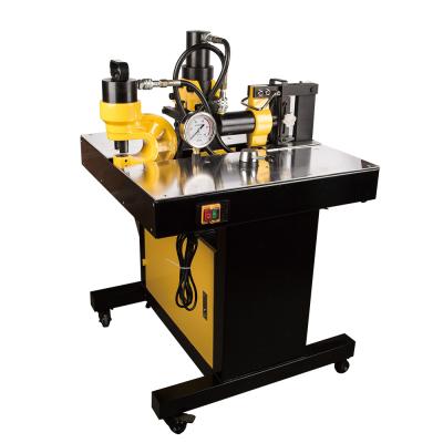 China VHB-200 three in one busbar multifunctional cutting bending machine copper punch busbar/aluminum busbar (250mmx12mm) for sale